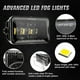 thumbnail image 4 of Luces antiniebla LED de repuesto para Ford F150 2015 2016 2017 2018 2019 2020 F150 (negro - sin halo), 4 of 5