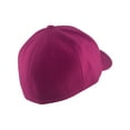 thumbnail image 4 of Blank Fitted Curved Cap Hat, Hot Pink 7 3/4, 4 of 4