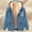 Blue, variant on Women's Autumn/winter Lamb Coat Plus Thick Hooded Cardigan Plus Size Coat Belted Coat Wool Hooded Jacket Women plus Size Womens plus Size Oversized Winter Coat for Women Coats for Women plus Sized