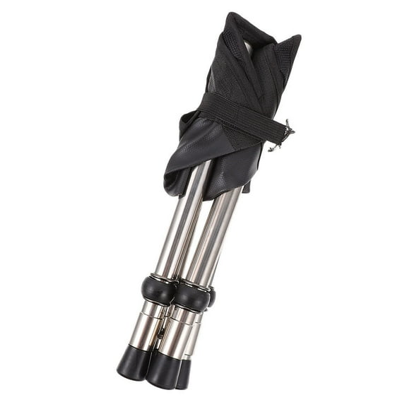 KONTONTY  Folding Chair Camping Outdoor Collapsible Stool Travel Black