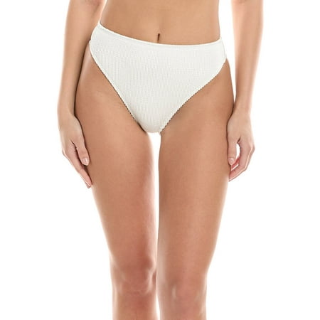 VYB womens Kimmy Vintage High-Waist Bikini Bottom  m  White