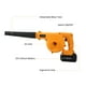 thumbnail image 3 of Soplador eléctrico de litio recargable Nikou 21 V Soplador de hojas inalámbrico de litio 3000 mAh máquina sopladora de polvo industrial pequeña de gran potencia, 3 of 7