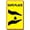 Warning Sign 1, variant on School Bus Stop Sign 8"x12" - Tin Metal Vintage Decor for School Zone, Residential Road, Home Farm Bar Coffee Shop Club