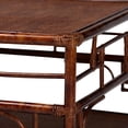 thumbnail image 5 of bali & pari Sebalio Tortoise Natural Rattan Coffee Table with Open Shelf, 5 of 6