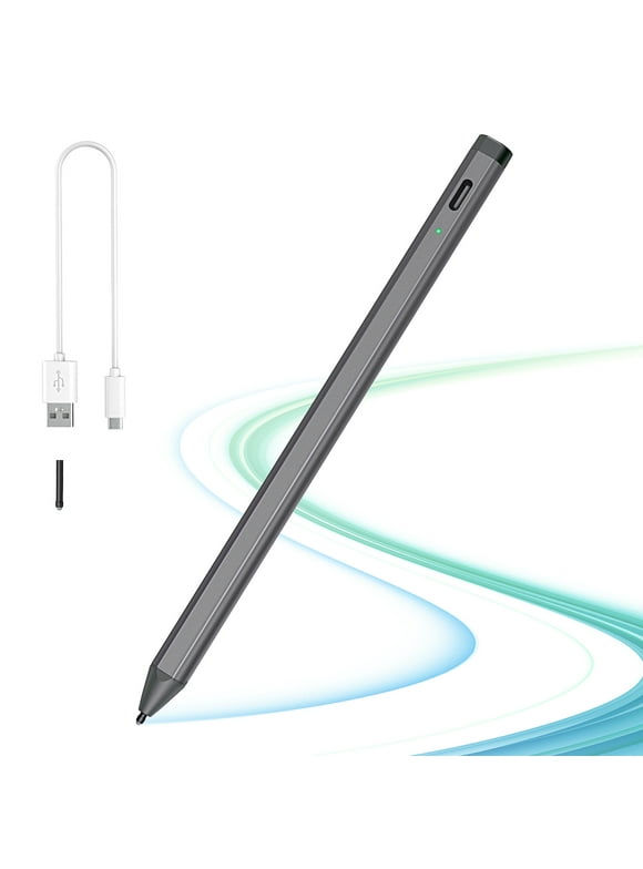TiMOVO USI2.0 Stylus Pen 4096 Pressure Compatible with Chromebook, HP x360, Lenovo, ASUS, Google Pixel tablet, Support USI 1.0 & 2.0 Protocol, Palm Rejection, Grey