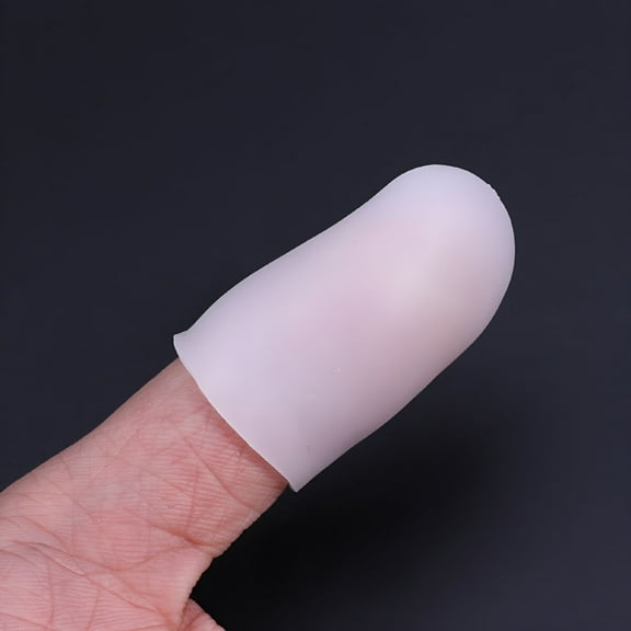 XIRQI Finger Protector Cover Toe Thumb Sleeve Silicone Tips Protectors Bandages Fingertip Guards Support Cap
