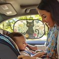 thumbnail image 2 of KUIFORTI Cute Cat Window Shade for Baby In Car, 2 Pack Car Window Shades for Side Window, Cling Automotive Interior Sun Protection from UV and Sun Glare, 2 of 8