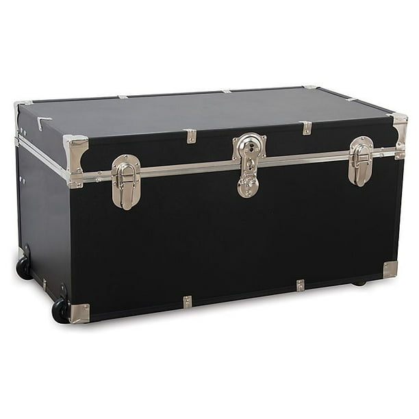Mercury Luggage/Seward Trunk Mercury Luggage/Seward 31Inch Oversized Storage Trunk in Black
