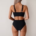 thumbnail image 4 of Afdoent Bikini Sets For Women Two Piece Bikini Belly Covering High Waist Swimsuit Bikini Bathing Suit 2026 Summer Vacation Outfits, 4 of 5