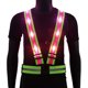 thumbnail image 1 of Chaleco iluminado LED Chaleco reflectante de tráfico nocturno Carga USB, 1 of 5