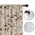 thumbnail image 4 of Blackout Kids Curtains,Red Mushroom Berry Leaf Beige Pattern Childrens Insulated Curtains Set Of 2,Bedroom Essentials,Toddler Room Decor 42"x84", 4 of 5
