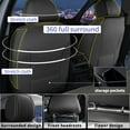 thumbnail image 3 of AOMSAZTO Car Seat Covers Fit for Chevrolet Cruze 2011-2019 Car Seat Covers Full Set Faux Leather Breathable and Waterproof Automotive Seat Covers Protector(5 Seats,Black&Grey), 3 of 9