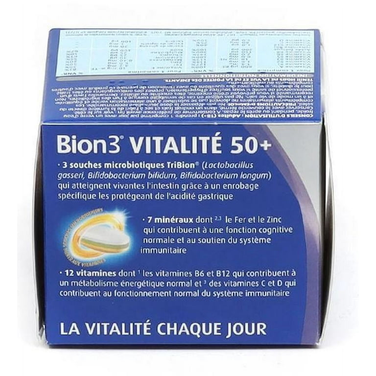 Bion 3 Séniors Boite de 90 Comprimés Format 3 mois Ginseng et