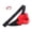 Red, variant on Durable Fishing Fighting Belt Quality Fish Rod holder Adjustable Belt Waist Rod Holder Boat Fishing Accessories Fishing Tackle
