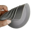 thumbnail image 6 of Kitchen Round Silicone Sink Stopper [Grey] 6Pcs， 15Cm Silicone Rubber Kitchen Strainer Stopper Water Drain Tub Cover Mat Ath Tub Stopper for Drain, 6 of 7