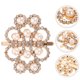 thumbnail image 5 of Clip decorativo para zapatos de mujer, elegante clip para zapatos con diamantes de imitación, extraíble, tacón alto, decoración de cristal., 5 of 6