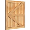 thumbnail image 2 of 26 7/8"W X 28"H Timbercraft Five 5 3/8" Boards Framed Board-N-Batten Shutters W/Z-Bar, Rough Sawn Western Red Cedar (Per Pair), 2 of 13
