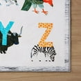 thumbnail image 5 of Eric Carle Washable Alphabet Zoo Graphic Children's Area Rug, 4' x 6', 5 of 5