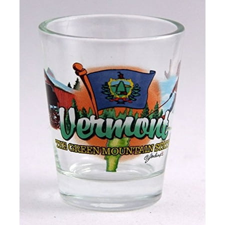 Vermont Green Mountain State Elements Shot Glass