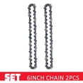 thumbnail image 1 of 6 Inch Chainsaw Chain 2pcs Carbide Chain for 45cm (6 inch) Chainsaw NPTERBL, 1 of 1