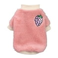 thumbnail image 2 of Walbest Cute Dog Cat Puppy Clothing Sweater Cartoon Fruit Pattern Small Puppy Shirt Soft Pet Cat Coats, 2 of 7