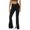 Black independence day dresses for women, variant on Wenini Yoga Pants for Women Summer Solid Long Pants Hawaiian Fashion Loose Flare Pants High Waisted Workout Leggings Stretchy Non-See Through Tummy Control Bootcut Yoga Pants Coffee xl