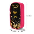 thumbnail image 6 of Bendy and The Ink Machine Big Capacity Pencil Case, Aesthetic Pen Pouch Storage Bag, Office Supplies Organizer, Pen Cases Pencil Bag with Multiple Compartments, 6 of 8