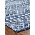 thumbnail image 3 of Kalaty Citadel Area Rug CD-874 Contemporary Design with Rectangle Blue, 5'6" x 8'6", 3 of 4