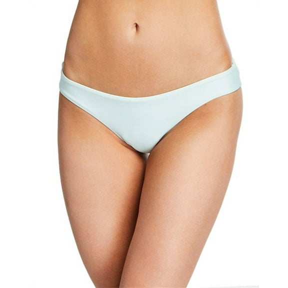 PilyQ AZURE Basic Ruched Hipster Bikini Swim Bottom, US Small