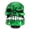 Green, variant on Skeleton Skull Head Car Modified Gear Shift Knob Stick Lever Shifter Universal Red 2.8in / 70mm