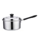 thumbnail image 4 of Cacerola antiadherente con tapa, olla de cocina de metal con mango largo, olla para leche, olla para cocinar 14cm, 4 of 9