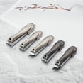 thumbnail image 6 of Unique Bargains 1 Pc Fashion Nail Clipper Toenail Clippers Titanium Tone, 6 of 7