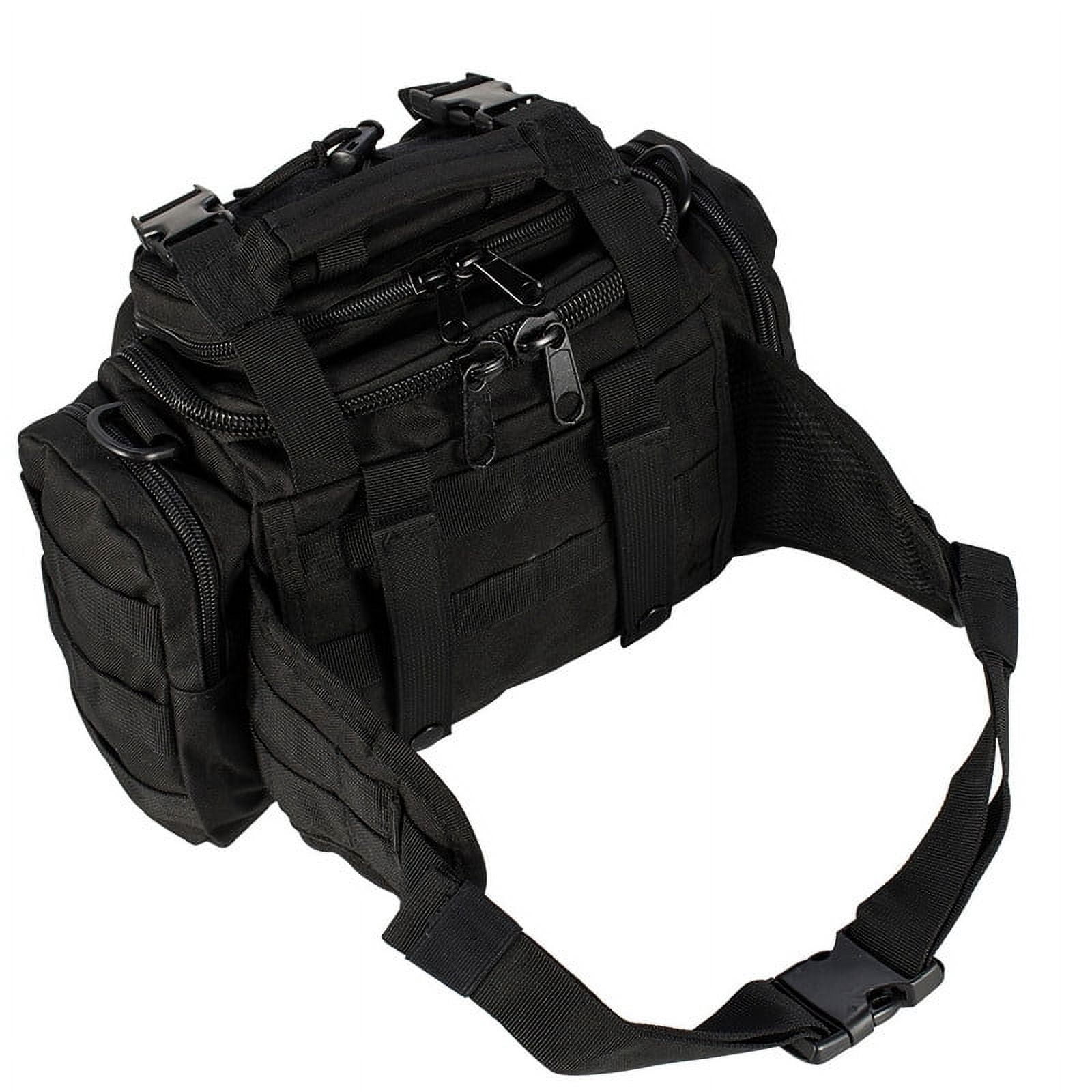 Dr.Fish Fishing Tackle Bag with Boxes & Bait Storage Fishing Lures Kit Black