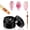 Clear, variant on modelones 3D Gel Nail Art Kit, Non-Sticky Solid Builder Sculpting Gel for Nail Art Molding & Extensions with Chrome powder for Beginner DIY or Salon Spring Nails at Home Cured Needed