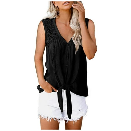 

QYZEU Compression Top Men 5 Way Bra Fashion Women Sleeveless Lace Splicing Camisole Casual T Shirts Blouses Tops