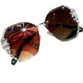 thumbnail image 1 of Women's Sunglasses, Trendy Cat Eye & Oversized Fashion Shades, UV400 Protection Slimming Sunglasses for Driving, Designer Inspired Styles-B, 1 of 4