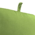 thumbnail image 6 of Jordan Manufacturing 45" x 22" McHusk Leaf Green Crosshatch Rectangular Outdoor Chair Cushion with Ties and Hanger Loop, 6 of 13