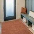 thumbnail image 3 of Linon Outdoor Washable Area Rug Collection, Orange and Ivory, 3' x 5', 3 of 7
