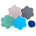 thumbnail image 1 of Random Rock Concrete Stamp Set by Walttools | Decorative Stone Tile Pattern, Sturdy Polyurethane Texturing Mats, Realistic Detail (5 Piece), 1 of 4