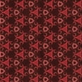 thumbnail image 1 of Ahgly Company Machine Washable Indoor Square Transitional Maroon Red Area Rugs, 5' Square, 1 of 7