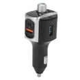 thumbnail image 1 of Cargador USB para automóvil, transmisor FM Bluetooth 5.0, audio para automóvil, reproductor de música automático sin manos, impulsado por el rendimiento, 1 of 10
