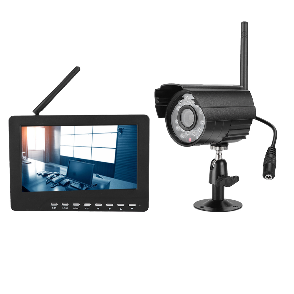 LHCER Video Monitor, Security Camera,7 HD Touchscreen Wireless Video
