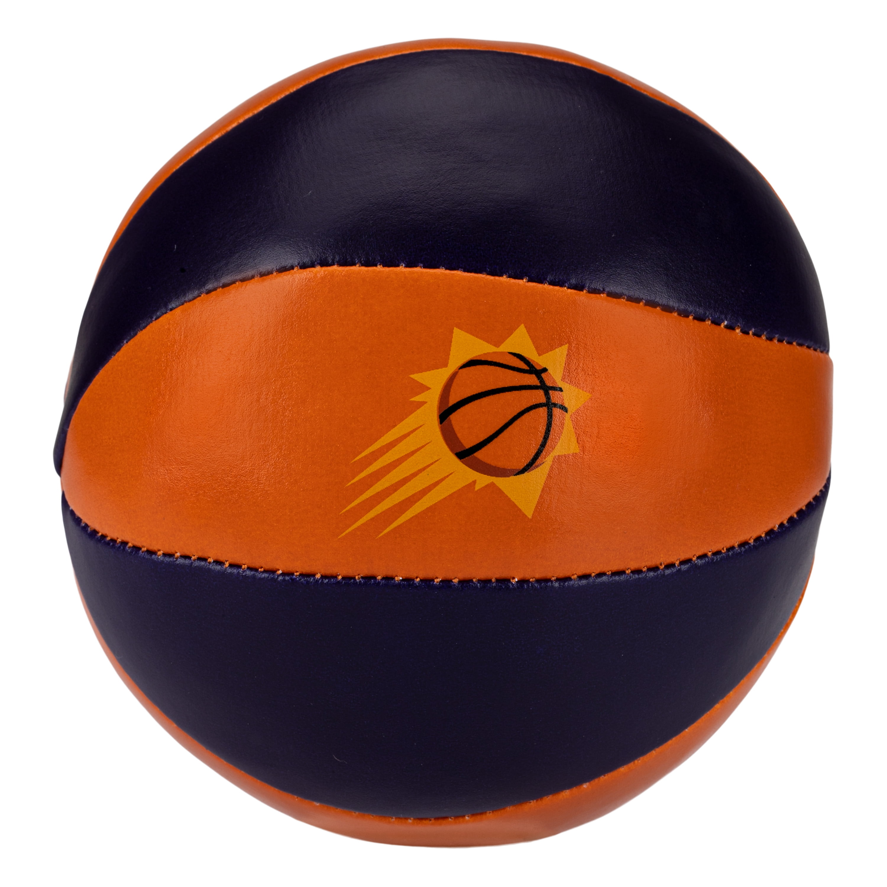 Franklin Sports NBA Phoenix Suns Toy Basketballs - 2 Pack of Kids Soft Mini Basketballs for Over the Door + Indoor Hoops - NBA Fan Shop Kids Soft Toy Basketballs - (2) Mini Balls Included