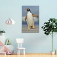thumbnail image 4 of Funny Penguin Cute Black And White Penguin Kawaii Animal Wall Art Poster Scroll Canvas Painting Picture Living Room Decor Home 12x18inch(30x45cm), 4 of 6