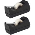 thumbnail image 1 of Dispensador de cinta de escritorio - Base antideslizante - Dispensador de rollo de cinta con peso - Perfecto para la oficina en el hogar Escuela (cinta no incluida) - (paquete de 2), kaili Sencillez, 1 of 3