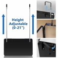 thumbnail image 5 of 3 Way Mirror for Hair Cutting,360 Trifold Mirror with Height Adjustable Telescoping Hooks,and 5X Magnification,for Makeup, Hair Styling, 5 of 6