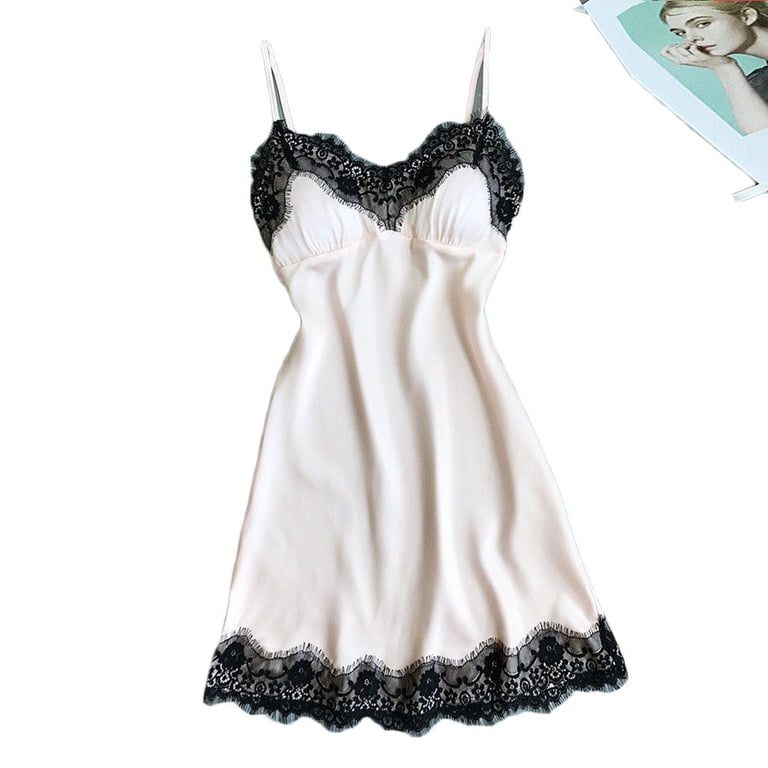 chinese dress ladies 2pcs Lace Sleepwear Night Gown