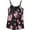 6- Floral-black, variant on Vaslanda Camisoles for Women with Built in Bra Adjustable Strap Tank Tops Cami Sleeveless Summer Tops