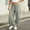 (Fashion 203)Gray, variant on Women's Casual Loose Drawstring Pants Elastic High Waist Trousers with Pockets Adjustable Ankle Cuffs for Daily