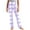 Purple, variant on Sentmoon Workout Leggings for Girls High Waisted Buttery Soft Slim Yoga Pants Plaid Print Full Length Hip Lift Stretchy Pants Summer Stylish Children for Running Cycling Workout Beige 8 Years